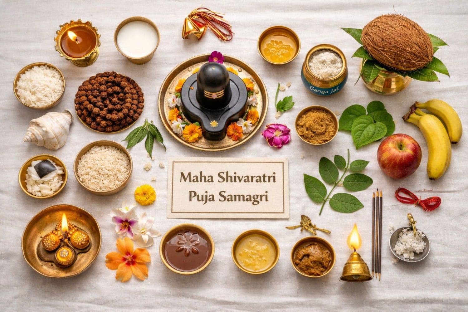 Top 21 Puja Items Used During Maha Shivaratri and Their Divine Significance