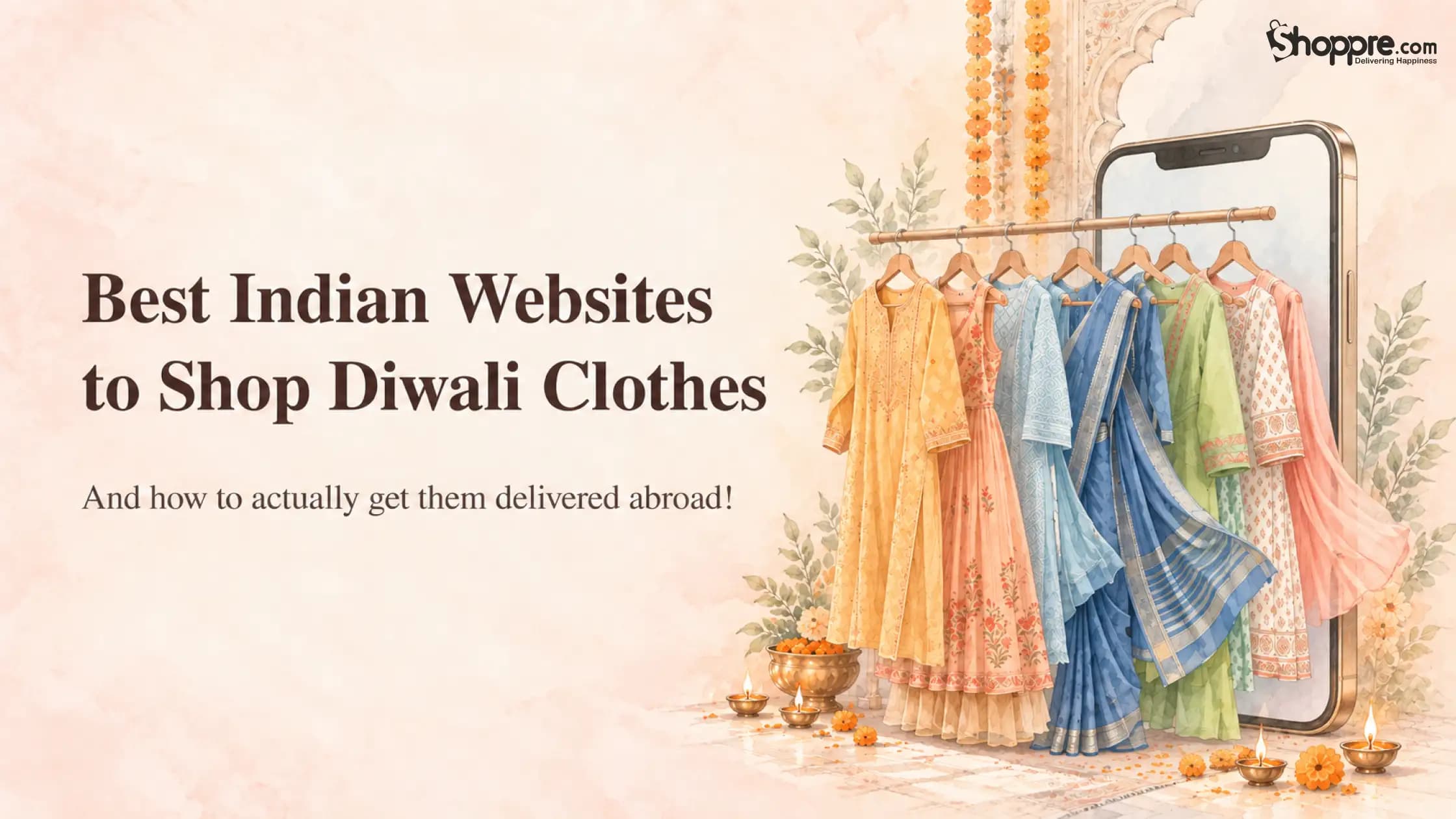 Best Indian Websites to Shop Diwali Clothes from Abroad