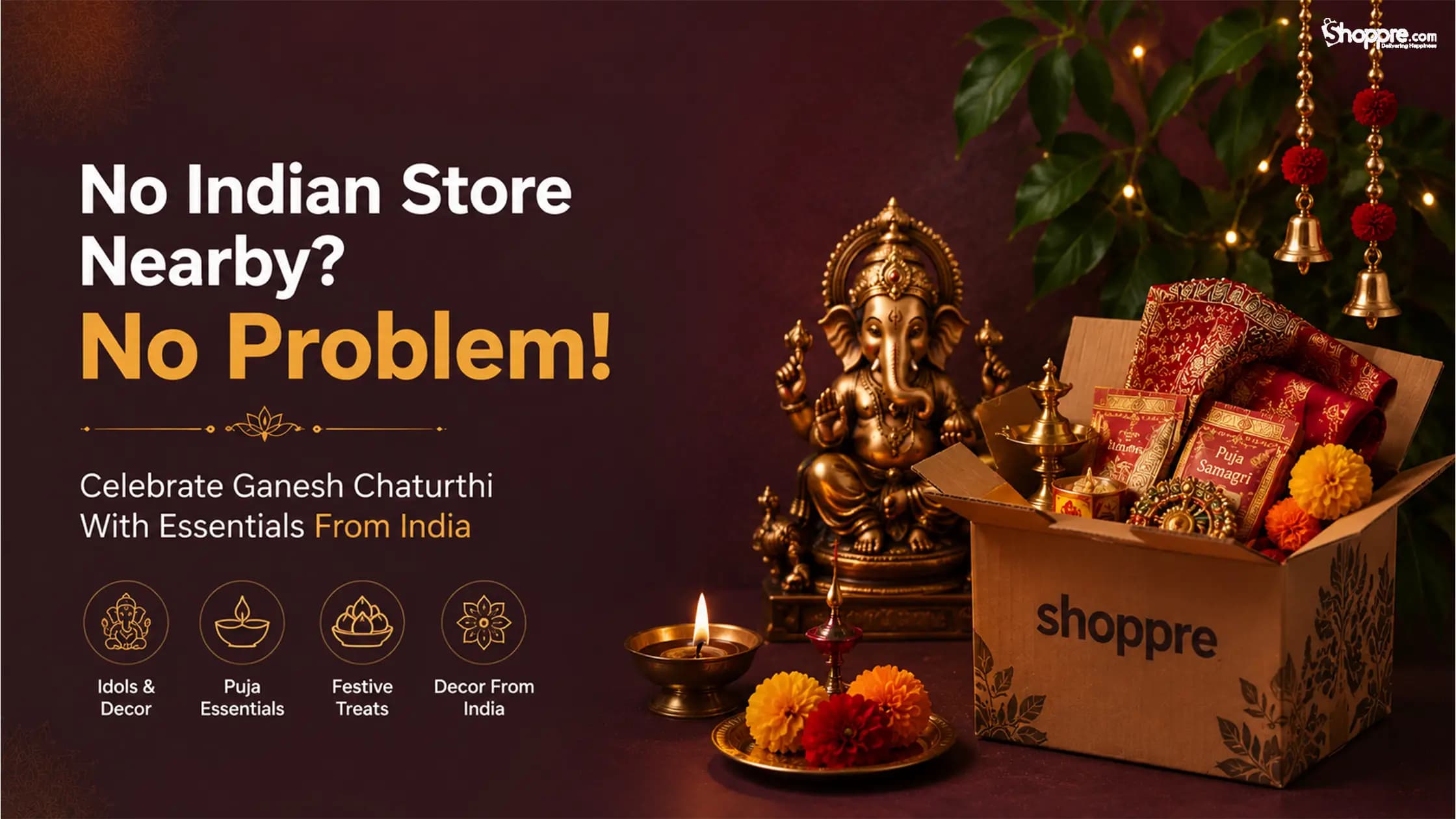 How to Celebrate Ganesh Chaturthi Abroad Without a Store