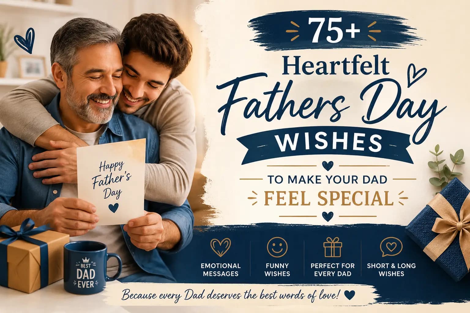 Best Fathers day wishes, Quotes & Messages for Every Dad