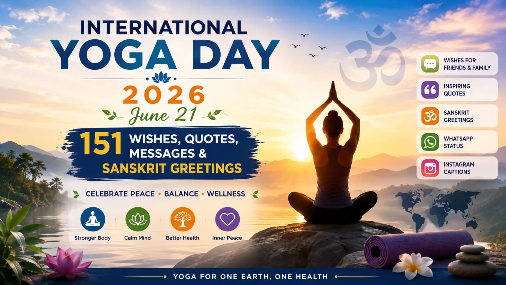 101 Yoga International Day Wishes, Quotes & Messages for 2026