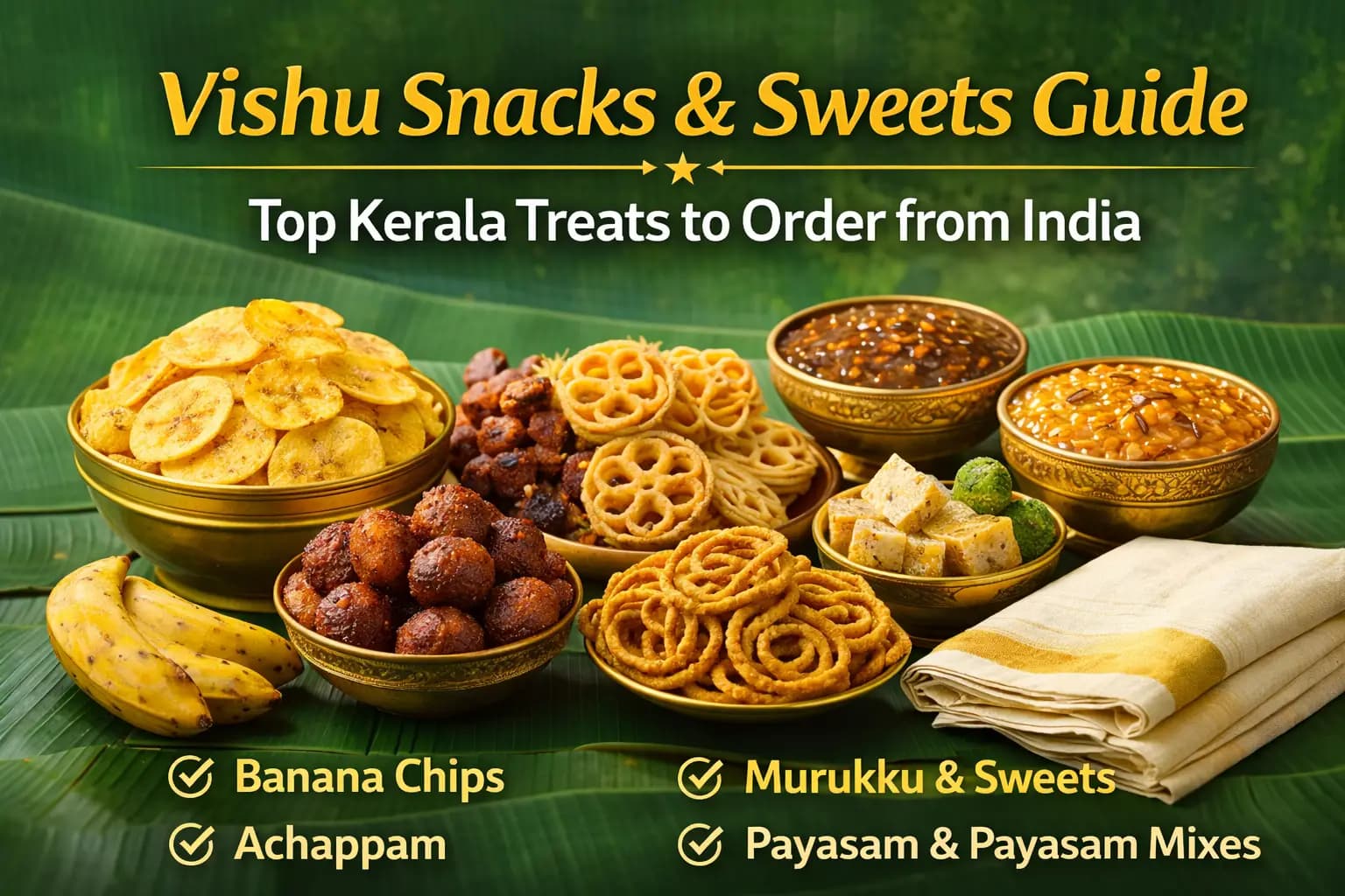 10 Kerala Snacks & Sweets You Must Order for Vishu Celebration