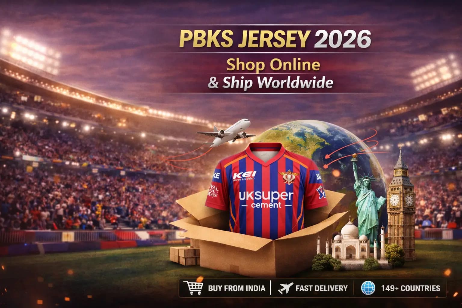 LSG IPL 2026 Jersey: Where to Buy & Ship Worldwide