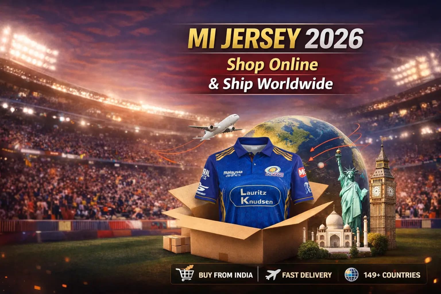Mumbai Indians IPL Jersey in USA, Canada, AUS