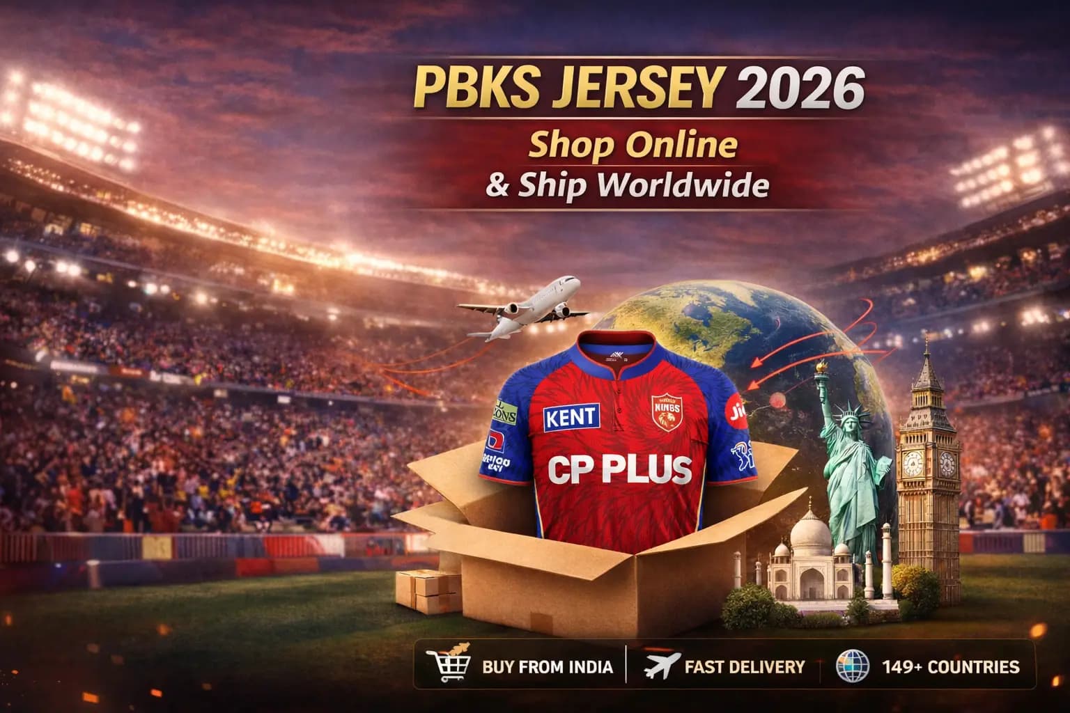 PBKS Match Jersey: How to import from India to Worldwide Crciket Fans