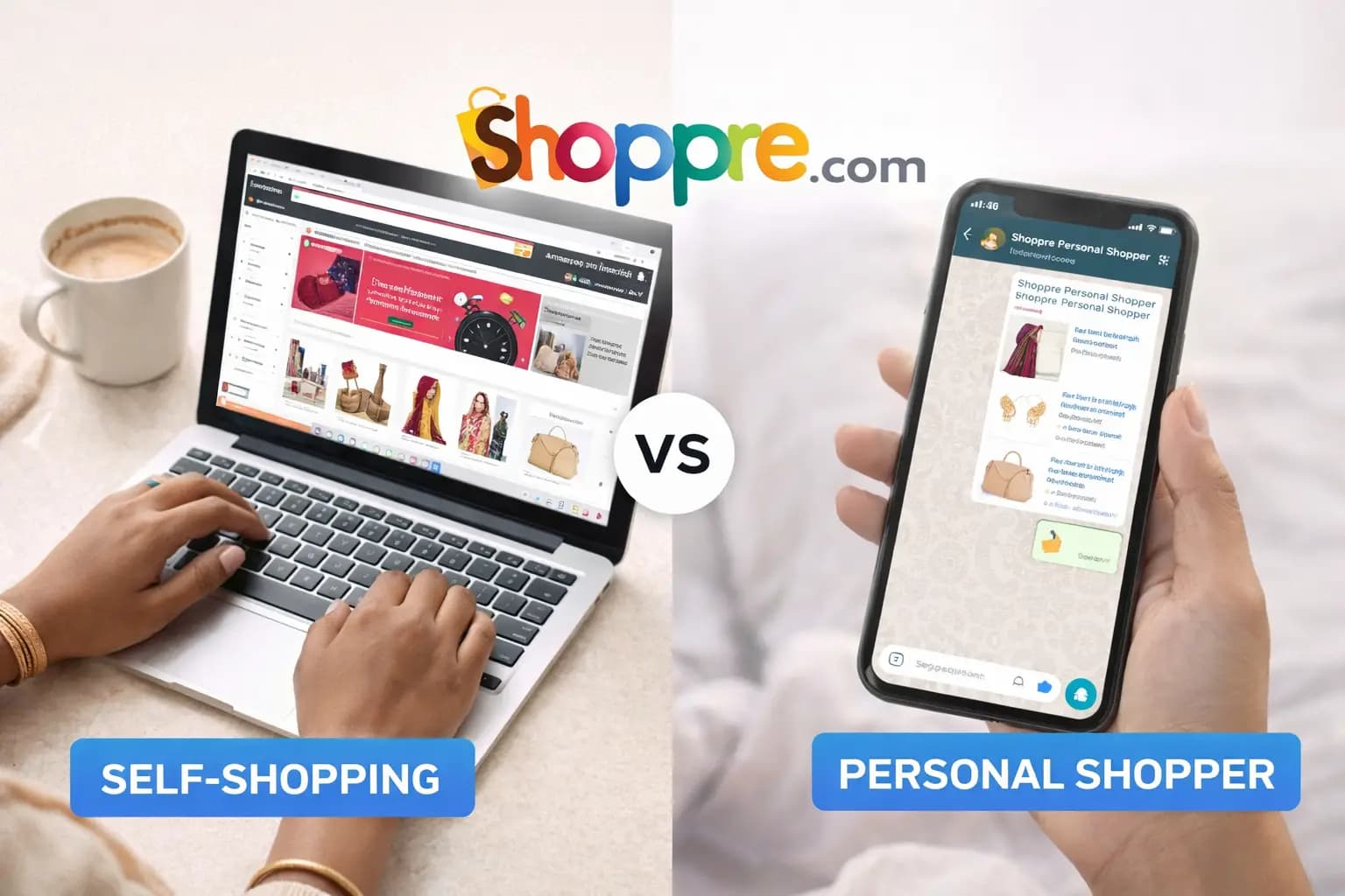 Shoppre Personal Shopper vs Self-Shopping