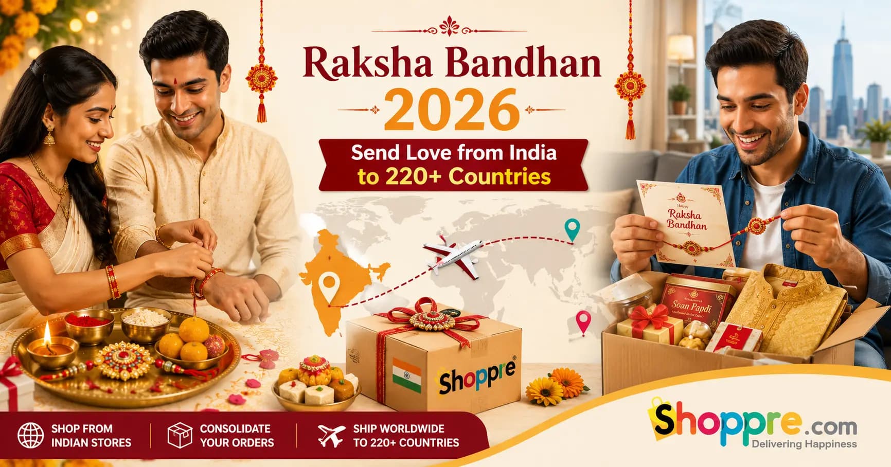 Raksha Bandhan 2026: Date, Significance, Best Gifts & How to Send Rakhi Abroad