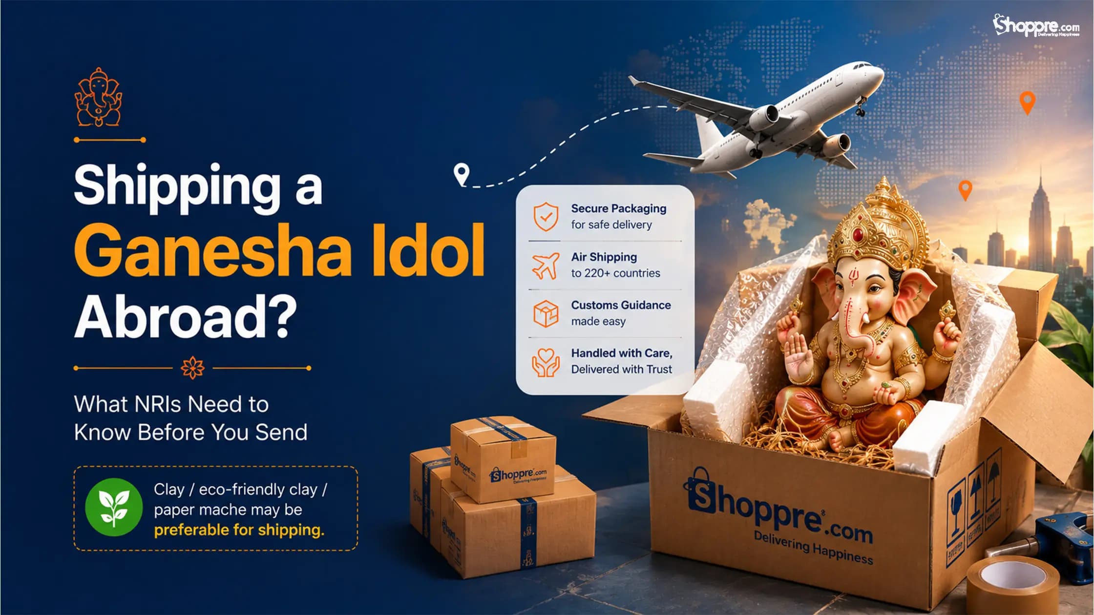 Can You Ship Ganesha Idol Overseas? NRI Guide