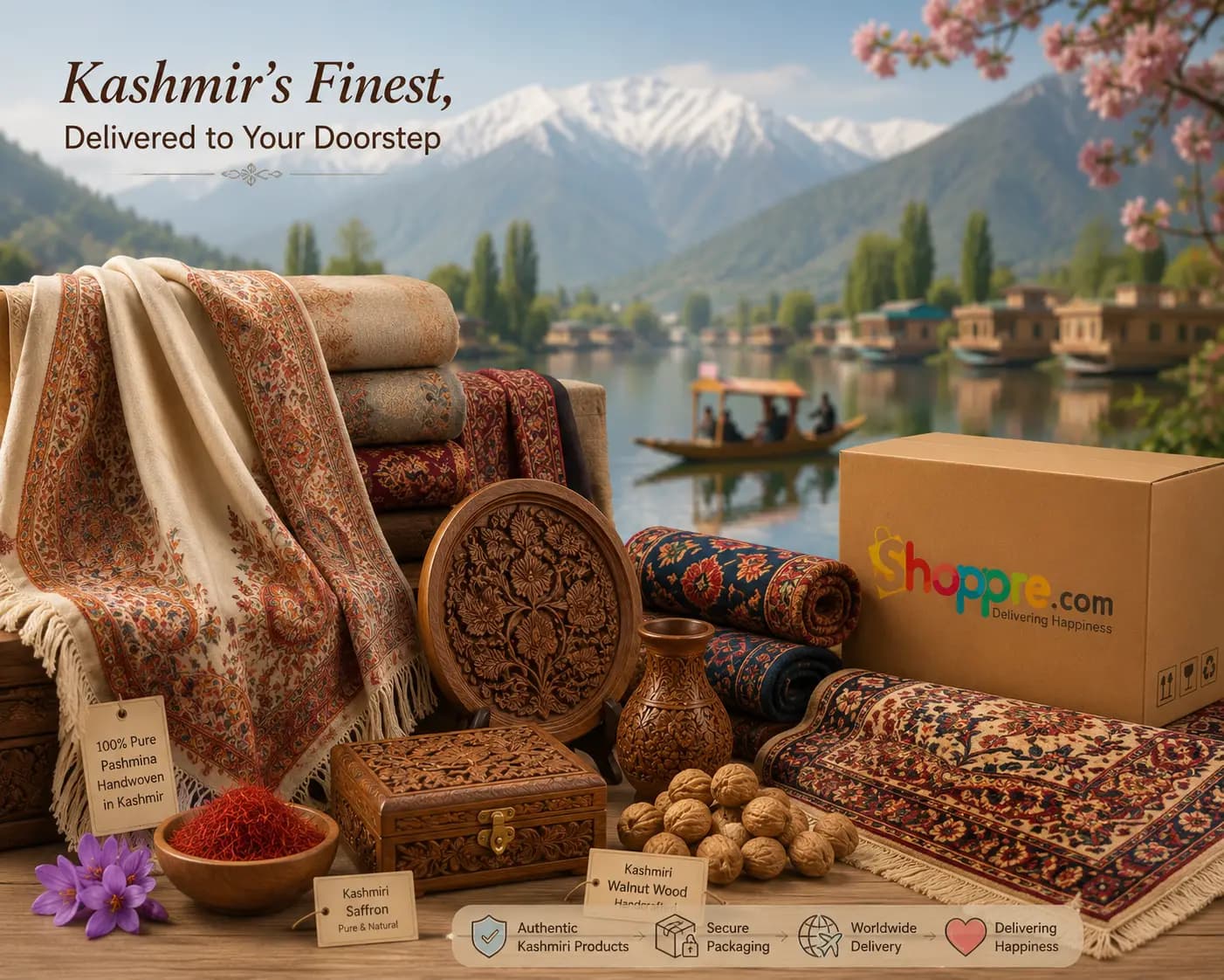 What to Shop from Jammu & Kashmir & Ship Worldwide