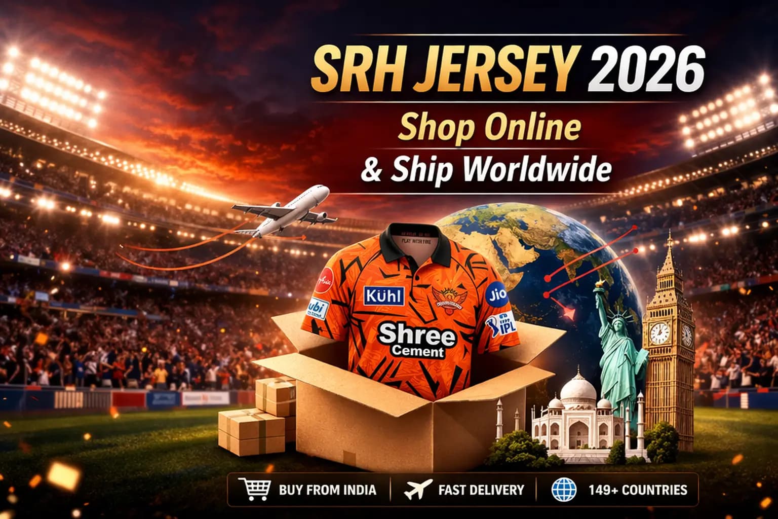 Buy SRH Jersey 2026 Online & Ship Worldwide (Save Big on Shipping)