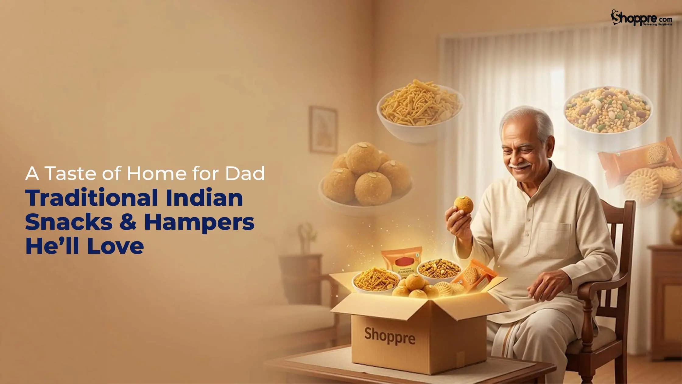 Traditional Indian Snacks & Hampers for Father’s Day Gifting: A Delicious Way to Celebrate Dad