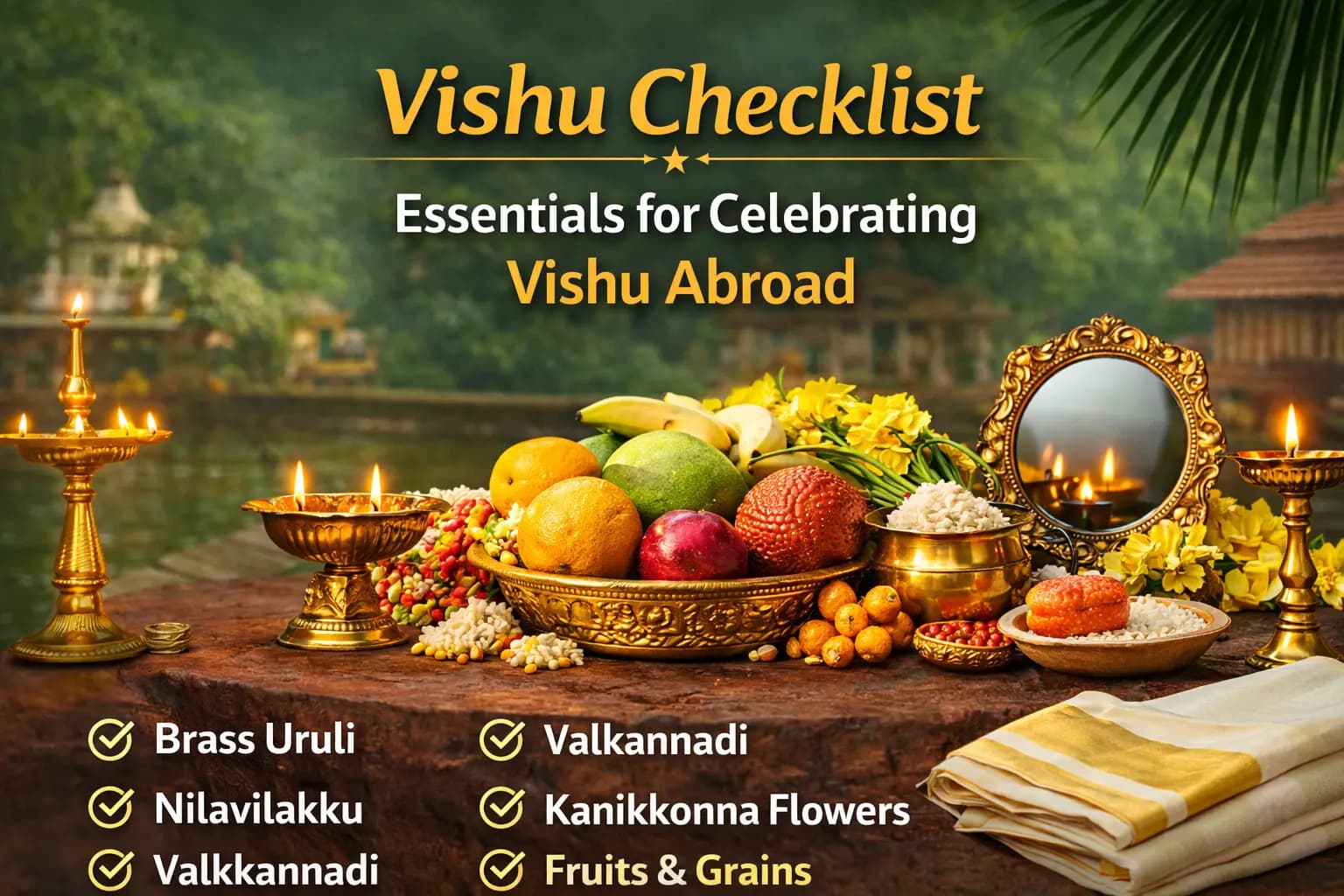 Ultimate Vishu Checklist for 2026 Every Malayali Abroad Needs