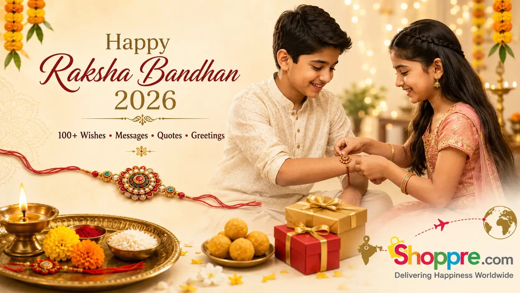 Happy Raksha Bandhan Wishes for NRIs