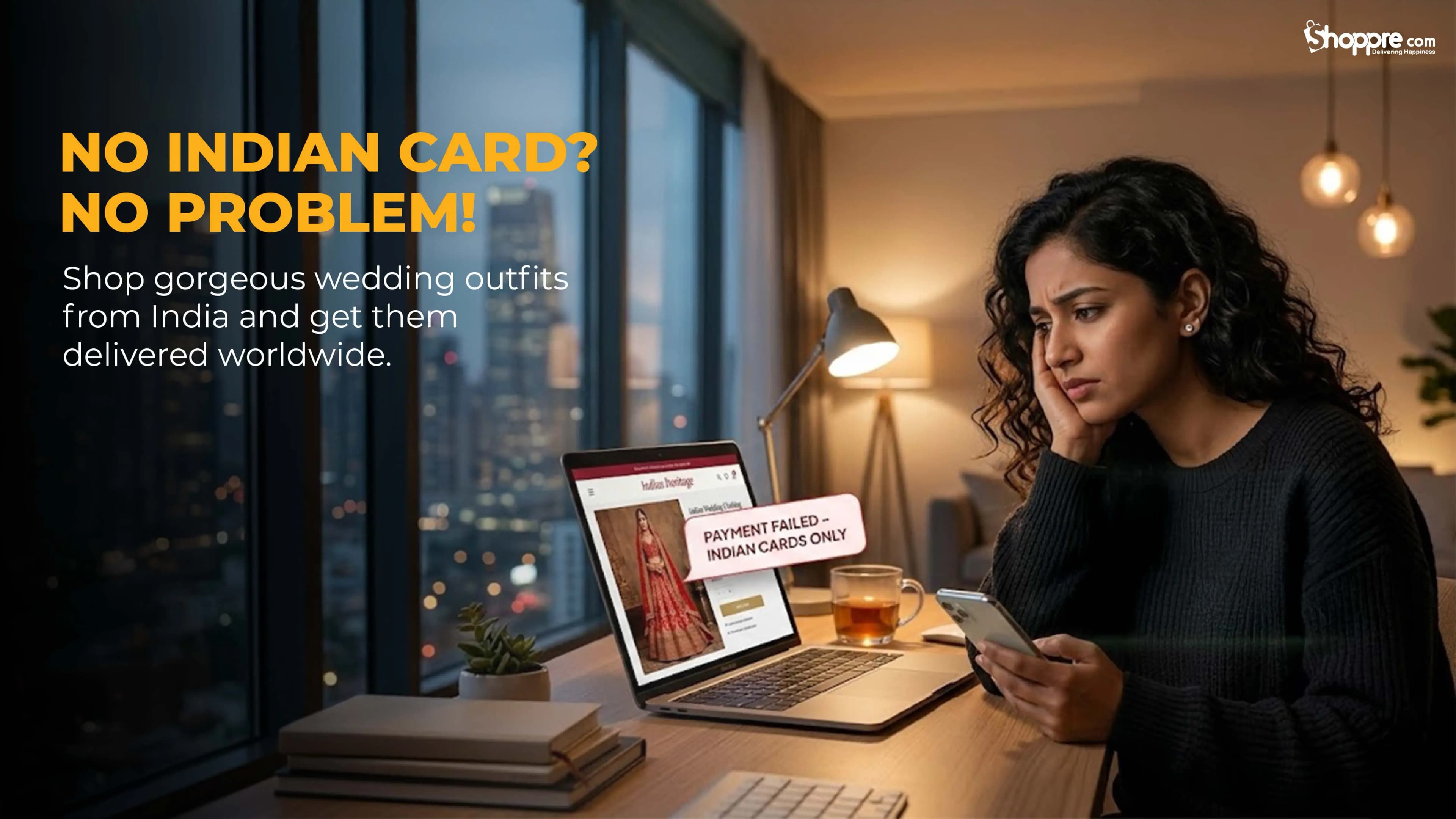 How NRIs Can Buy Wedding Outfits Without an Indian Card