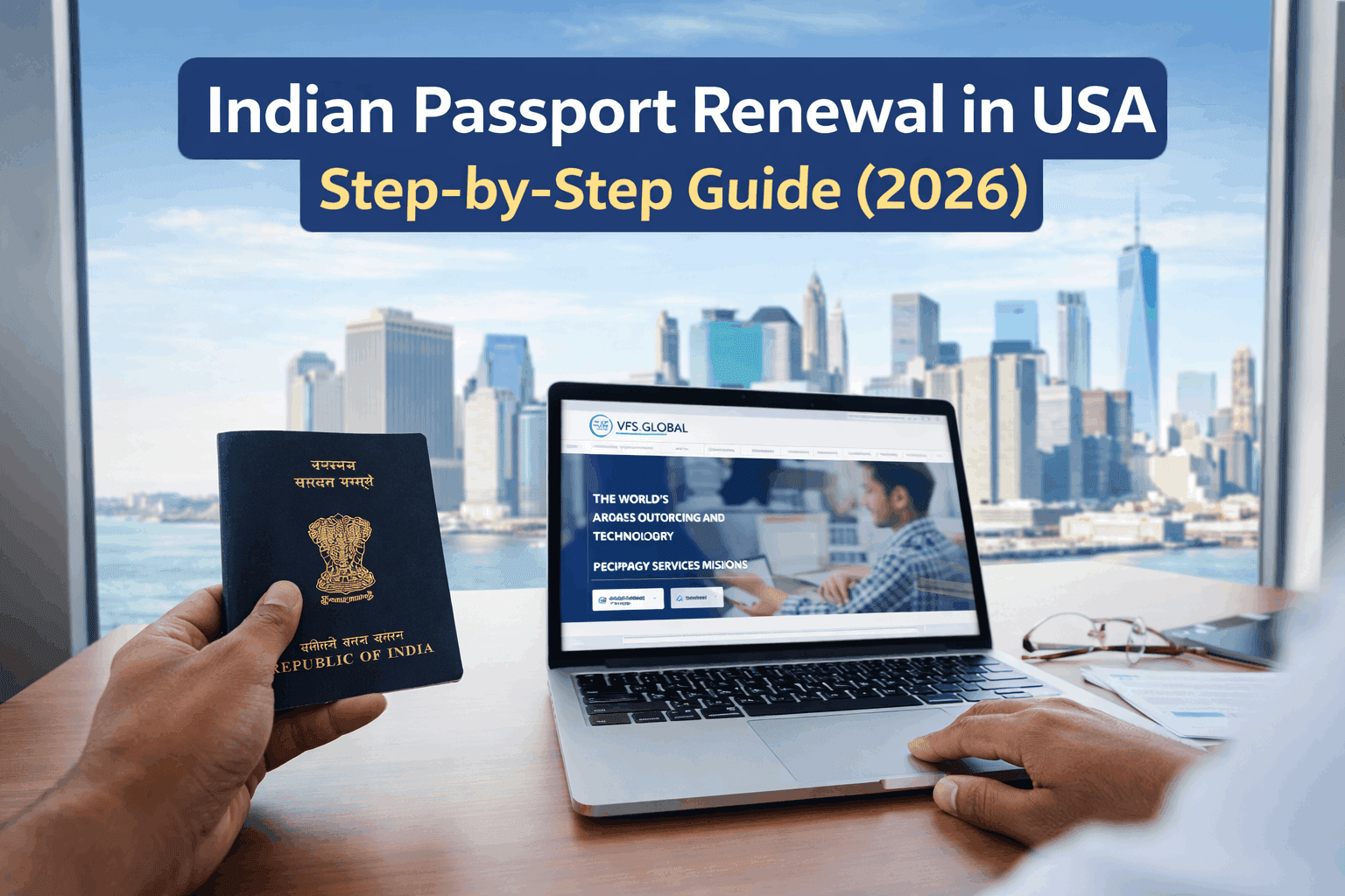 Indian Passport Renewal in USA (2026 Guide) – Step-by-Step Process, Fees & Documents