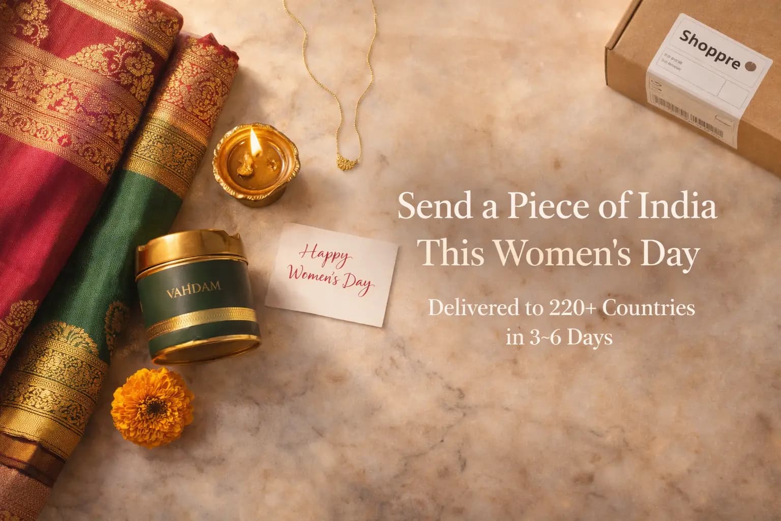 Buy Unique Women’s Day Gifts from India | Import to Any Country